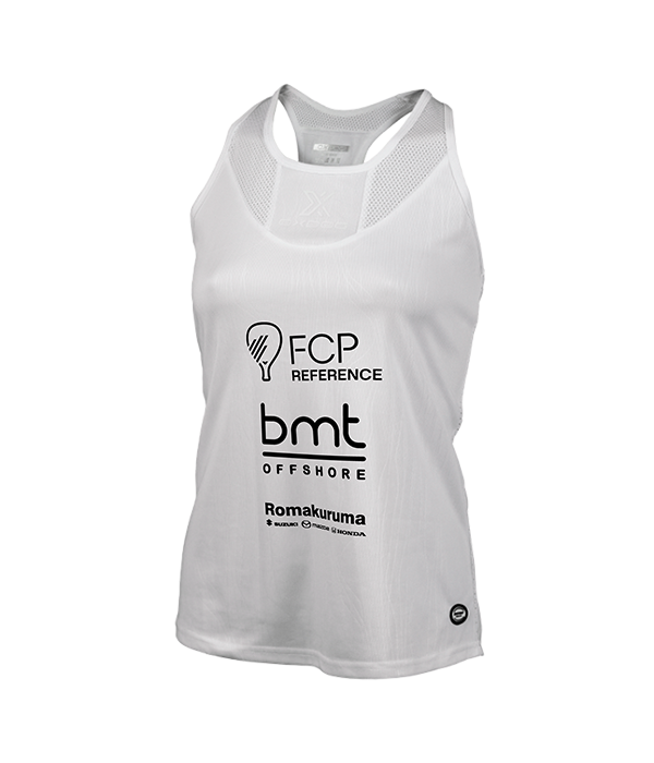 Camiseta Tirantes Oxdog Tiebreak Women Blanco 2024 Noa Cánovas