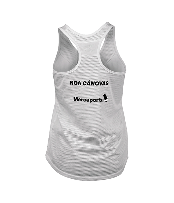 Camiseta Tirantes Oxdog Tiebreak Women Blanco 2024 Noa Cánovas