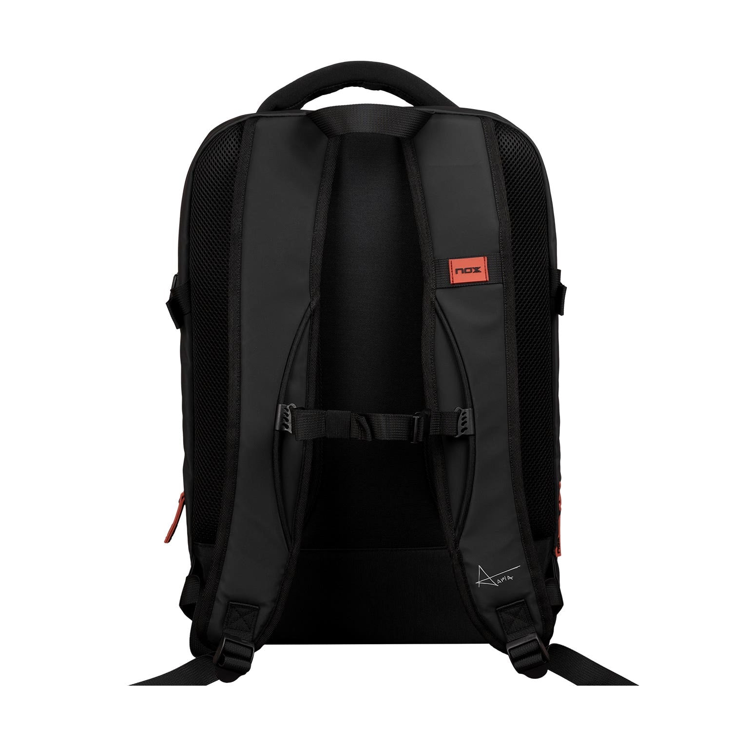MOCHILA NOX LUXURY OPEN SERIES NEGRO ROJO