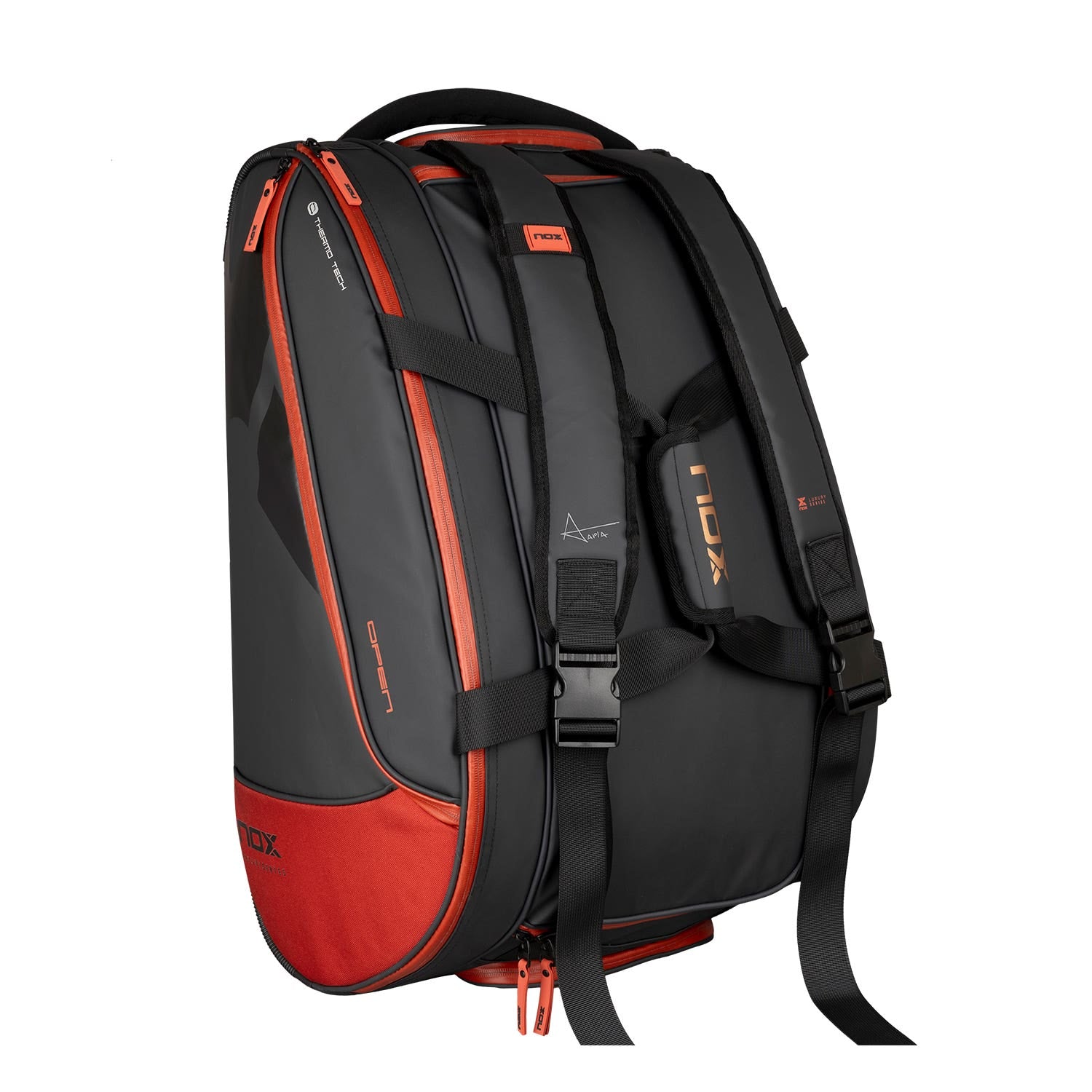 PALETERO NOX LUXURY OPEN SERIES NEGRO ROJO BPOPENBLRE