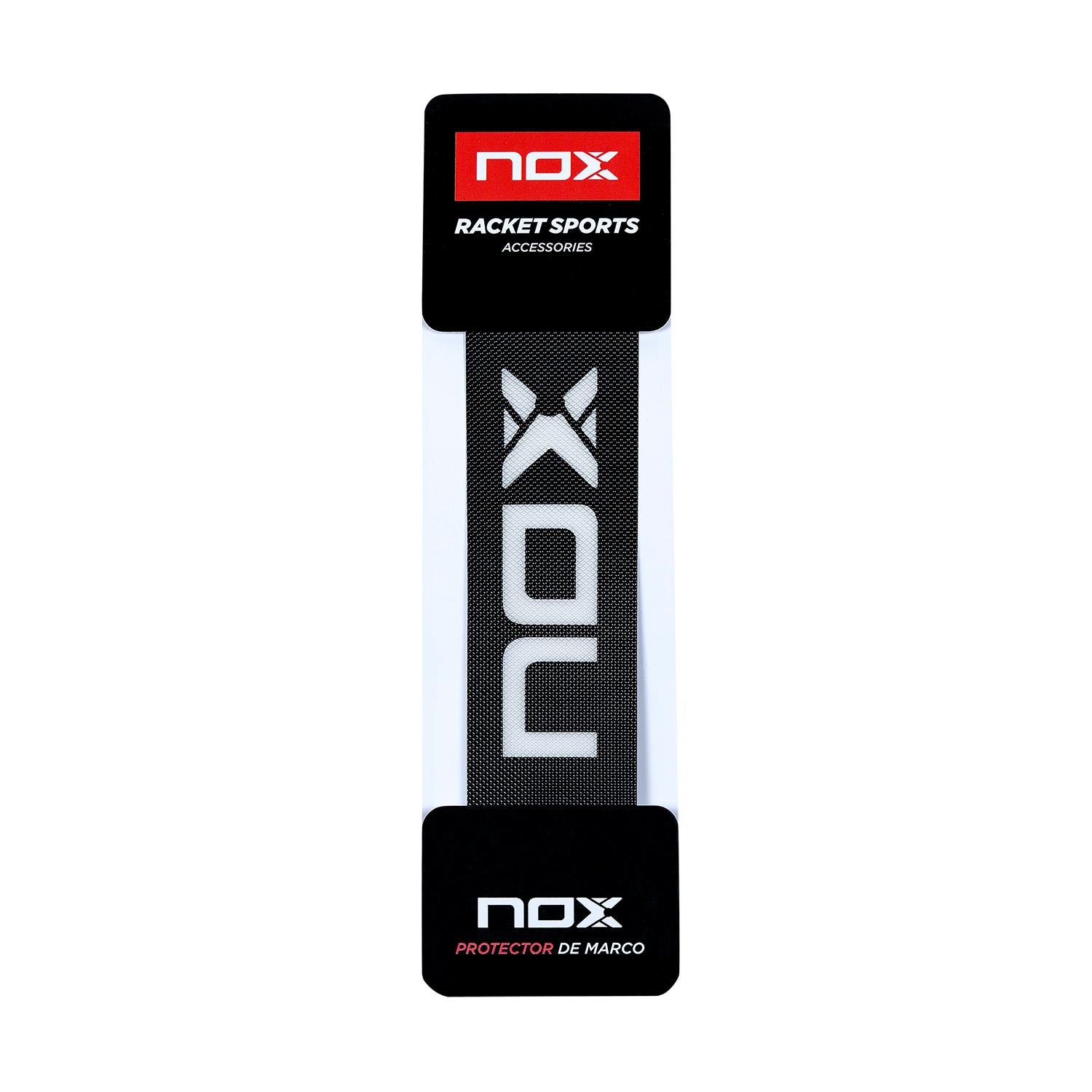 BLISTER (1 UD) PROTECTOR NOX NEGRO LOGO BLANCO