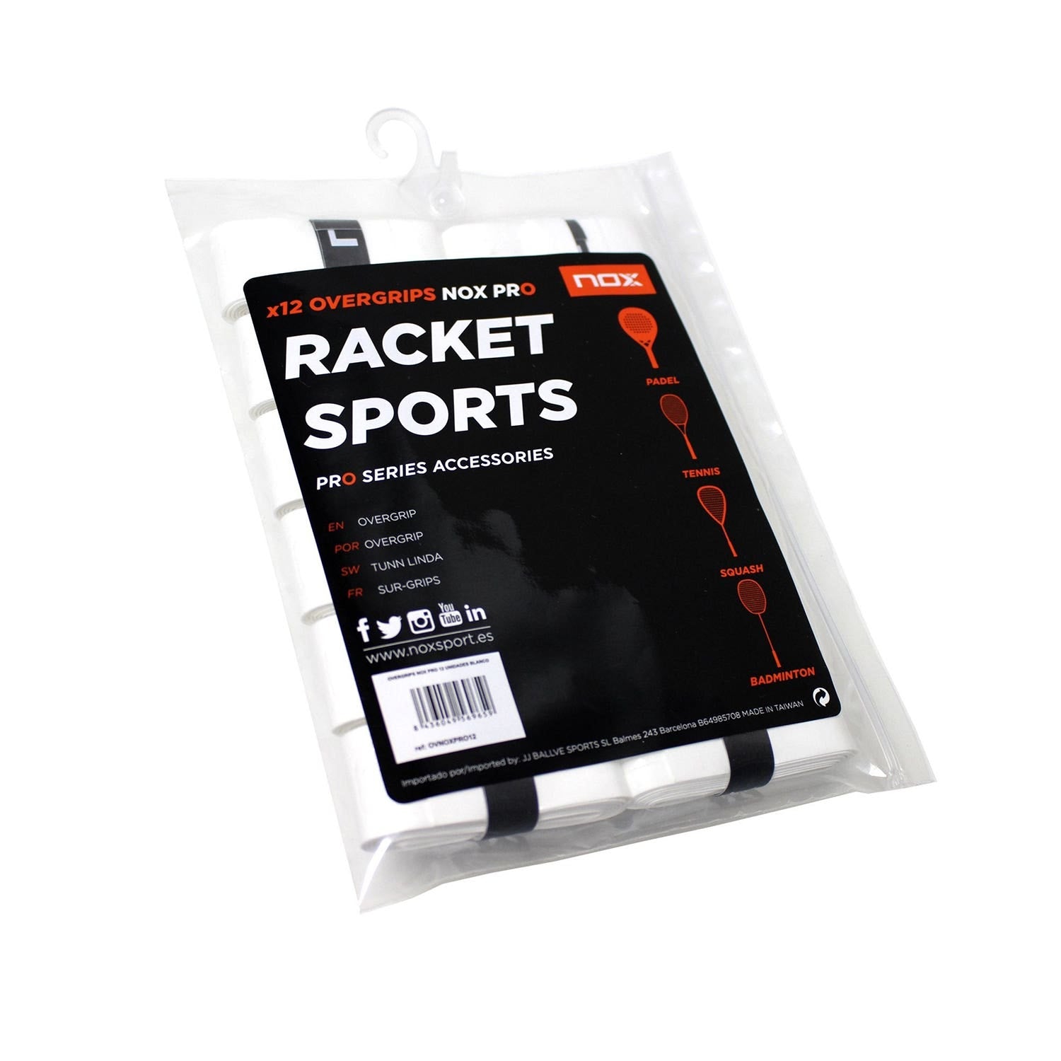 PACK 12 OVERGIPS NOX PRO BLANCO