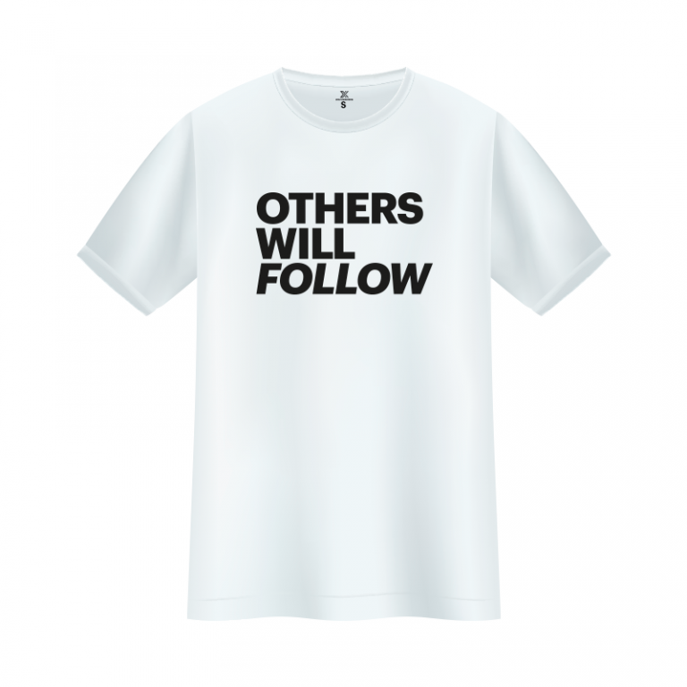 Camiseta Oxdog algodón Others will follow blanca