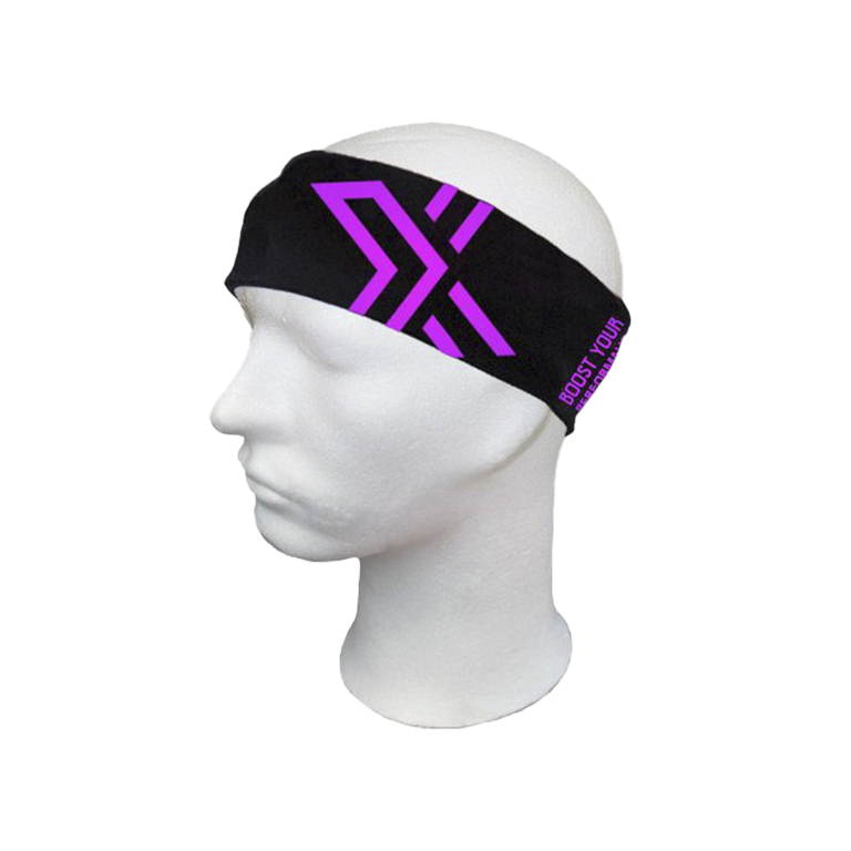 Diadema Oxdog Brillante Negro/Rosa