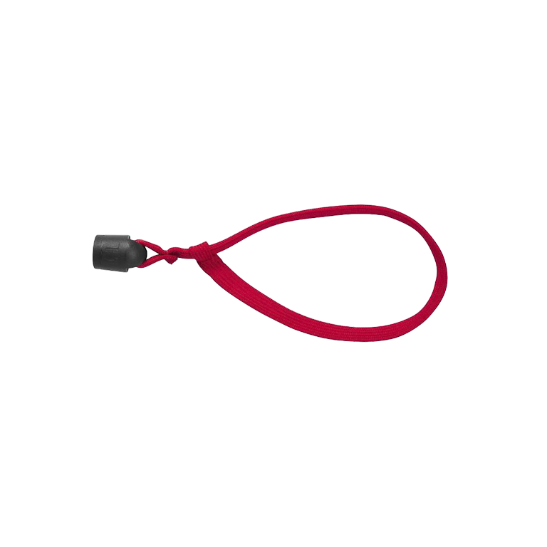 Cordón Wilson con cincha de doble trenzado roja