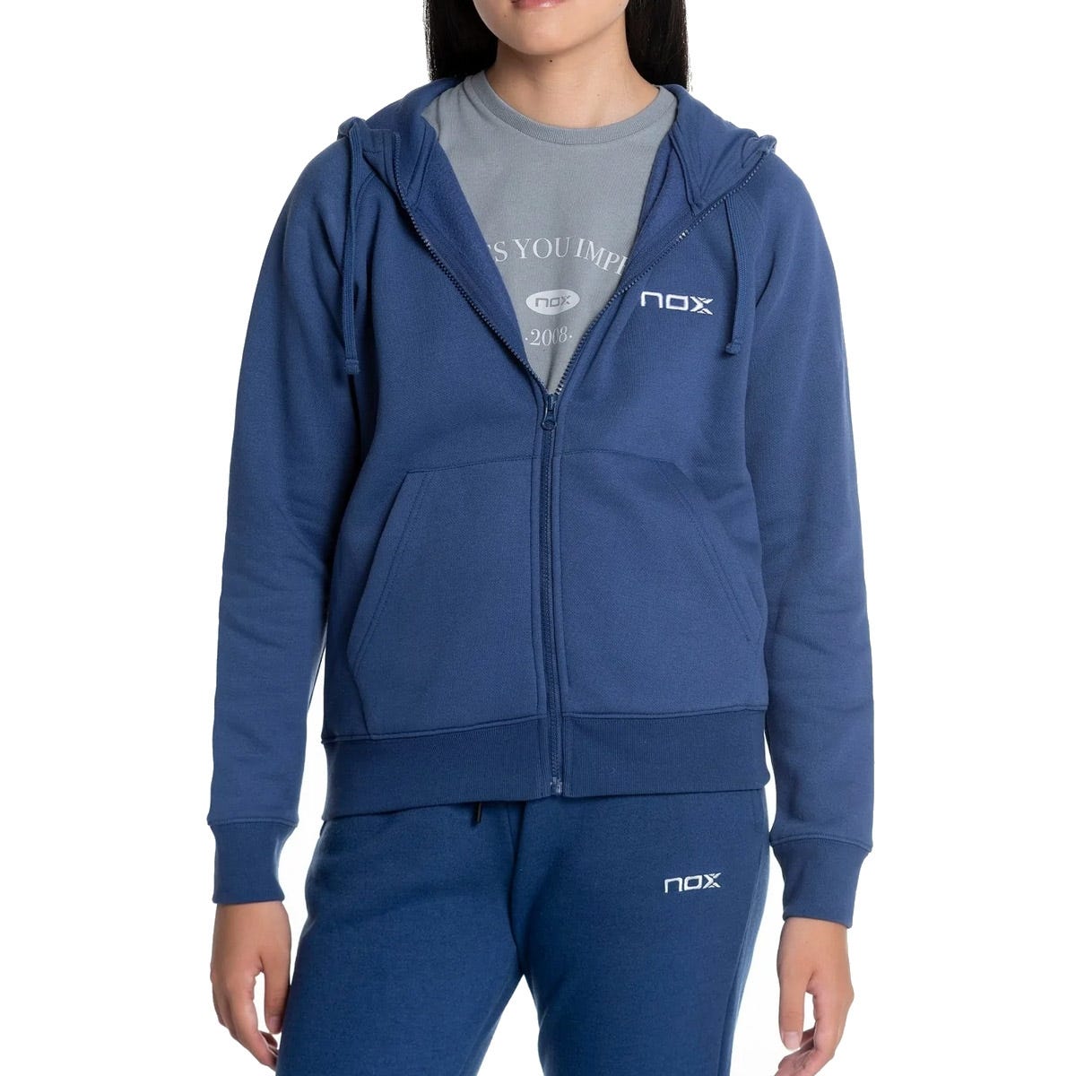 SUDADERA CAPUCHA NOX T21MSUCAAZM MUJER