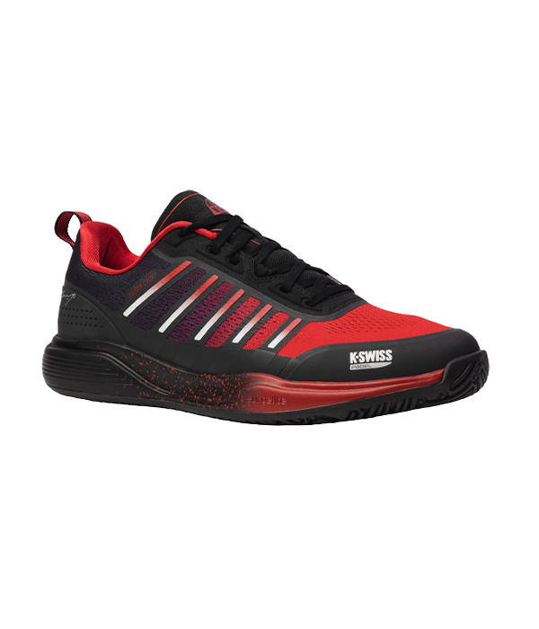 Zapatillas K-Swiss Ultra Court Padel Black/Red 2025 Sanyo