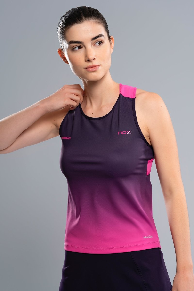 Camiseta Tirantes Mujer PRO Blackberry Rose Degraded - NOXfw25Camisetas