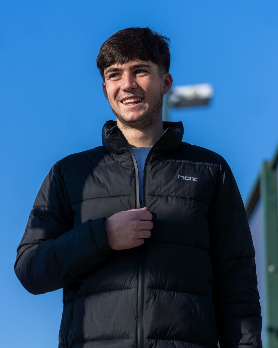 Chaqueta acolchada hombre TEAM negro - NOXchaqueta deportivachaqueta deportiva