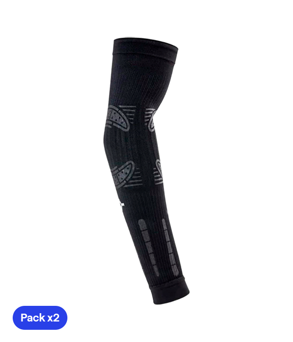 Mangas de Compresión Floky No Strain Negro