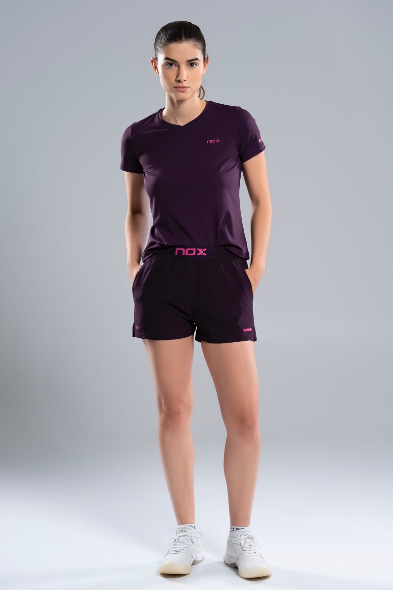 Short Deportivo Mujer PRO Deep Purple - NOXfw25Shorts