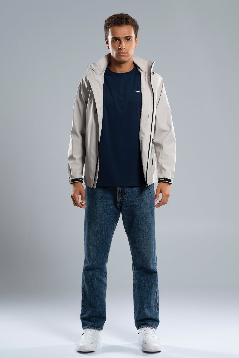 SOFTSHELL HOMBRE TEAM PALE GREY - NOXSoftshells