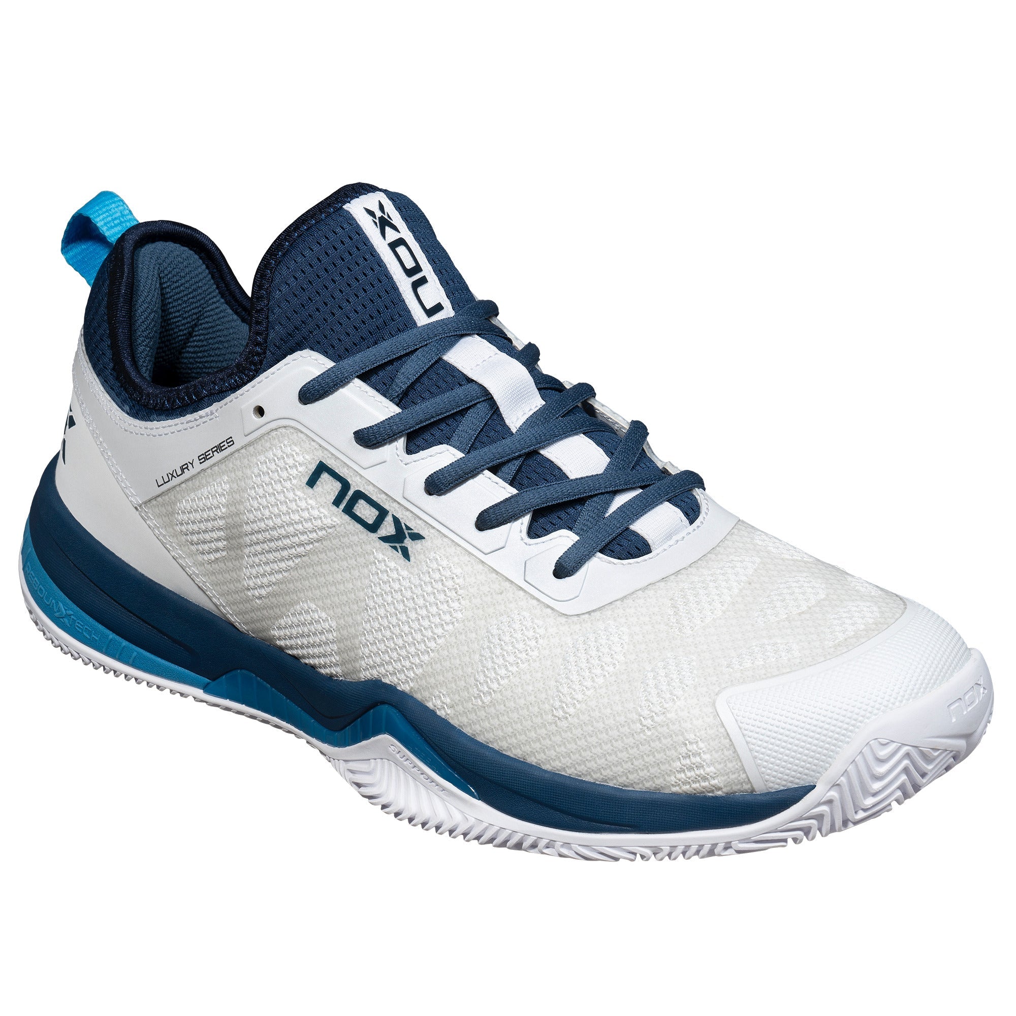 Zapatillas de pádel Nox NERBO Blanco/Azul sueco - NOX2024Zapatillas