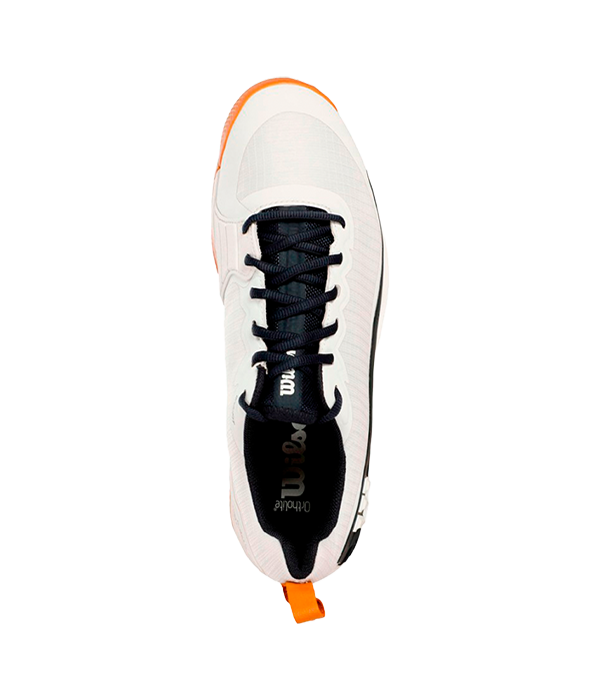 Zapatillas Wilson Rush Pro 4.5 Clay RG White/Navy Blazer/Gum 2025